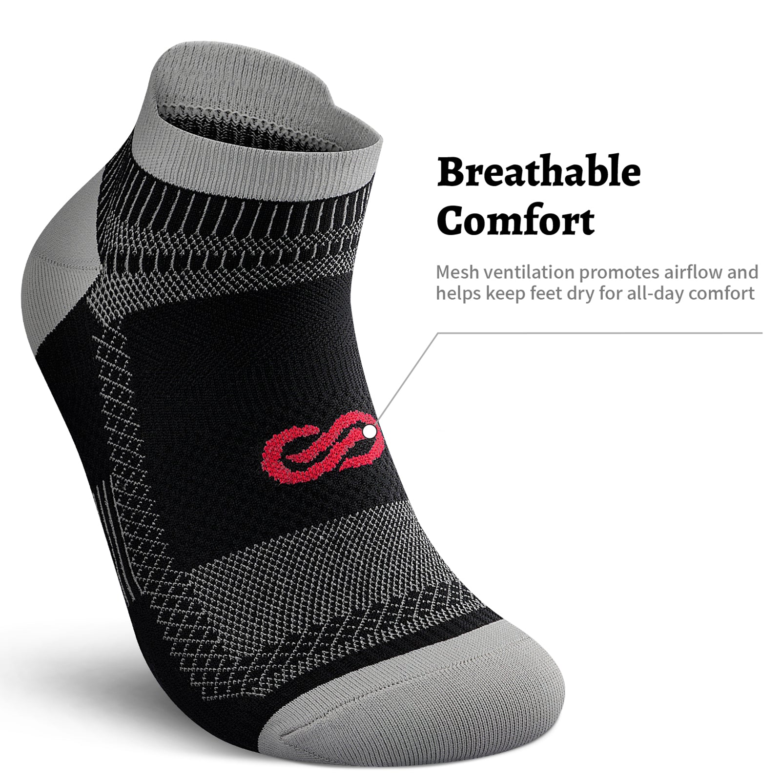 Compression Socks for Men Women Ankle Running Socks for Plantar Fasciitis